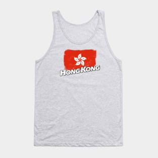 Hong Kong flag Tank Top